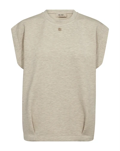 Mos Mosh - MMNamara O-SL Sweatshirt - Sesame 